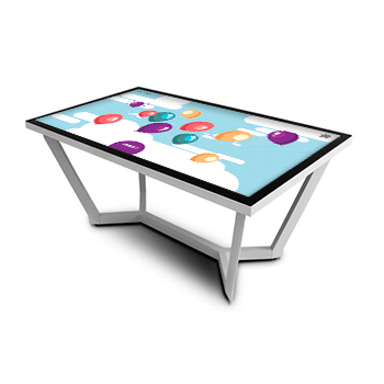 Une table basse tactile et connectée