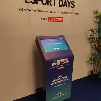 quiz interactif pour les CIC Esport Days à Paris